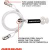 Airhead Self Centering Cable Tow Harness for 1-2 Rider Towable Tubes, Water Skis and Wakeboards, 14-Feet