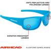 Airhead Sport Floating Sunglasses | Lightweight Sport Frame with Polarized Anti-Reflective UV Ray Blocking Lenses(Aqua)