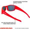 Airhead Sport Floating Sunglasses | Lightweight Sport Frame with Polarized Anti-Reflective UV Ray Blocking Lenses(Red)