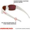 Airhead Sport Floating Sunglasses | Lightweight Sport Frame with Polarized Anti-Reflective UV Ray Blocking Lenses(White)