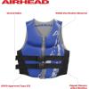 Airhead Swoosh Kwik-Dry Neolite Life Jacket, US Coast Goard Approved Type III Life Jacket, Adult and Youth Sizes(Blue)