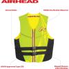 Airhead Swoosh Kwik-Dry Neolite Life Jacket, US Coast Goard Approved Type III Life Jacket, Adult and Youth Sizes(Green)
