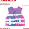 Airhead Trend Life Jacket, Coast Guard Approved, Men’s, Women’s and Youth Sizes(Hot Pink and Sky Blue)