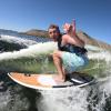 Airhead Wakesurf Boards, EVA Traction Pads, Adjustable Foot Straps, Great for All Skill Levels, Multiple Sizes/Styles(Bonzai (Fiberglass))