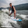Airhead Wakesurf Boards, EVA Traction Pads, Adjustable Foot Straps, Great for All Skill Levels, Multiple Sizes/Styles(LAKE EFFECT (Fiberglass))