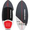 Airhead Wakesurf Boards, EVA Traction Pads, Adjustable Foot Straps, Great for All Skill Levels, Multiple Sizes/Styles(Red Shatter – 49″)