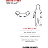 Airhead Water Otter Classic Life Jacket | Flotation Devices for Kids | Multiple Colors Available(Fish Friends)