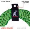 Airhead Water Ski Rope with EVA Handle, 1 Section for Tubing, Water Skis and Wakesurf Boards,Green and Black(Water Ski Rope)