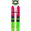 Airhead Watermelon 47″ Combo Water Skis with Removable Training bar with Double Handle Rope and Adjustable bindings US Child Size 5-12