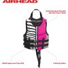 Airhead Wicked Kwik-Dry NeoLite Flex Lift Jacket | US Coast Guard Approved, Designed for Water Sports, Multiple Sizes(Child)