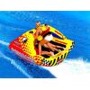 SPORTSSTUFF Poparazzi 1-3 Rider Towable Tube for Boating, Red(1-3 Rider)
