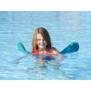 Soft & Lightweight Floating Lounge for Adults & Kids | Ideal for Lakes, Rivers, & Pools(Sapphire Swirl)