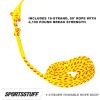 SportsStuff Booster Towable Tube Ball Towable Rope for Lift and Visibility, 60 ft Rope with 4,100 lb Break Strength(inflated (38in x 28in))
