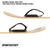SportsStuff Snow Ryder Hardwood Snowboard, Beginner’s Wood Snowboard, Multiple Sizes/Colors(Snow Ryder 90cm)