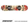 SportsStuff Wood Snowboards/Snow Sleds – Beginner Kids Winter Sports Accessories – 90cm-130cm Models(110cm – Red)