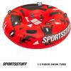 Sportsstuff Inflatable Snow Sled with Handles – 48″ Single/78 Double – Snow Sleds for Kids – Multiple Sizes & Designs(Bear Snow)