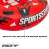 Sportsstuff Inflatable Snow Sled with Handles – 48″ Single/78 Double – Snow Sleds for Kids – Multiple Sizes & Designs(Bear Snow)