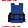 Sportstuff Type III Life Jacket US Coast Guard Approved Open Sides with 3 Body Belts & Buckles Quick Dry Fabric, Secure Fit, Comfortable Stars & Stripes(Jacket)