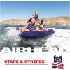 Sportstuff Type III Life Jacket US Coast Guard Approved Open Sides with 3 Body Belts & Buckles Quick Dry Fabric, Secure Fit, Comfortable Stars & Stripes(Jacket)