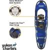 Yukon Charlie’s Advanced Snowshoe Kit, Includes Snowshoes, Trekking Poles and Travel Bag(10×36)