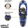 Yukon Charlie’s Advanced Snowshoe Kit, Includes Snowshoes, Trekking Poles and Travel Bag(8×25)