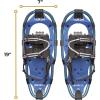 Yukon Charlie’s Advanced Snowshoe, Men’s Snowshoe, Various Sizes(7×19)