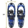 Yukon Charlie’s Advanced Snowshoe, Men’s Snowshoe, Various Sizes(8×25)