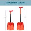 Yukon Charlie’s Collapsible Snow Shovel, Lightweight Snow Shovel for Camping, Car, Emergency Kit(Collapsible Shovel w/ Ice Saw)