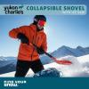 Yukon Charlie’s Collapsible Snow Shovel, Lightweight Snow Shovel for Camping, Car, Emergency Kit(Collapsible Shovel w/ Ice Saw)