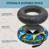 Yukon Charlie’s Inflatable Snow Tube 46” – Heavy-Duty Snow Sled with Polyester Cover, Slick PVC Bottom, and Foam Handles – Perfect for Kids Ages 7+(Camo)