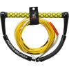 AIRHEAD Dyneema Flat Line Wakeboard Rope, 4 Sections, 70-Feet, Multiple Colors Available(Yellow)