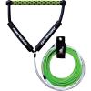 Airhead Dyneema Flat Line Wakeboard Rope, 4 Sections, 70-Feet, Green
