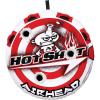 Airhead Hot Shot Towable 1-2 Rider Tube for Boating and Water Sports, Double-Stitched Full Nylon Cover & Speed Safety Valve for Easy Inflating & Deflating(Tube)