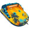 Airhead Mable Inflatable Towable Tube, 1-4 Rider Models, Dual Tow Points, Full Nylon Cover, EVA Foam Pads, Patented Speed Valve, Boat Tubes and Towables(3 Rider Club Palm)