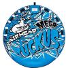 Airhead Mega Ruckus Towable 1-3 Rider Tube for Boating and Water Sports, Kwik-Connect Tow, Double-Stitched Nylon Cover & Padded Handles