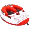 Airhead Riptide 2 Towable 1-2 Rider Tube for Boating and Water Sports, Kwik-Connect Tow and Two Patented Speed Safety Valves for Easy Inflation and Deflation