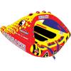 SPORTSSTUFF Poparazzi 1-3 Rider Towable Tube for Boating, Red(1-3 Rider)