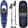 Yukon Charlie’s Advanced Snowshoe Kit, Includes Snowshoes, Trekking Poles and Travel Bag(10×36)