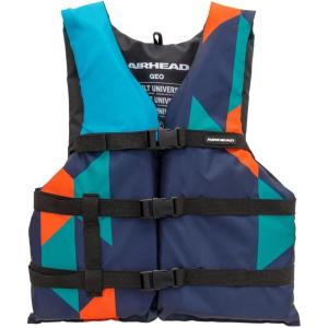 Airhead GEO General Boating Life Vest Multiple Sizes – Swim Vests for Adults, Children & Youth – Durable Polyester & PE Foam – USCG Approved(Adult Super Large)