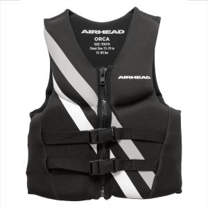 Airhead Orca Neoprene Kwik-Dry Neolite Life Jacket, USCG Approved Adult, Youth and Child Sizes(Youth)