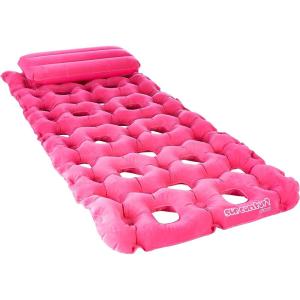 Airhead SUN COMFORT COOL SUEDE Double Pool Mattress, Sapphire (AHSC-018)(Double Pool Mattress  Raspberry)