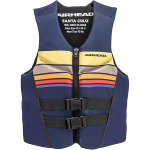 Airhead Santa Cruz Life Vest Multiple Sizes – Swim Vests for Adults, Children & Youth – Kwik Dry Neolite Fabric – USCG Approved(Adult 2X-Large)