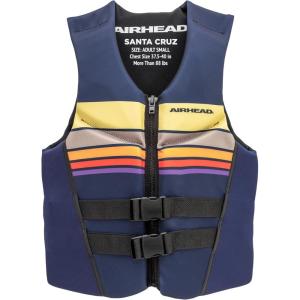 Airhead Santa Cruz Life Vest Multiple Sizes – Swim Vests for Adults, Children & Youth – Kwik Dry Neolite Fabric – USCG Approved(Adult Small)