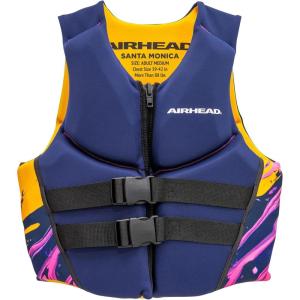 Airhead Santa Monica Life Vest Multiple Sizes – Swim Vests for Adults, Children & Youth – Kwik Dry Neolite Fabric – USCG Approved(Adult Medium)