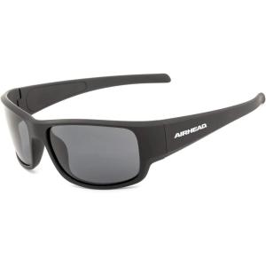 Airhead Sport Floating Sunglasses | Lightweight Sport Frame with Polarized Anti-Reflective UV Ray Blocking Lenses(Black)
