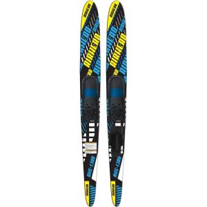 Airhead Trainer Water Skis for Kids and Adults – Multiple Sizes/Styles – Stability & Control – Ultimate Training System for Various Skill Levels(Combo Skis 67″)