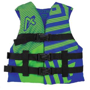 Airhead Trend Life Jacket, Coast Guard Approved, Men’s, Women’s and Youth Sizes(Blue and Green)