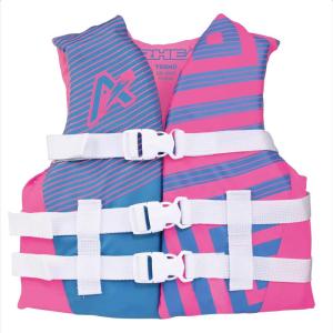 Airhead Trend Life Jacket, Coast Guard Approved, Men’s, Women’s and Youth Sizes(Hot Pink and Sky Blue)