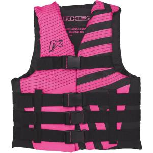 Airhead Trend Life Jacket, Coast Guard Approved, Men’s, Women’s and Youth Sizes(Pink)