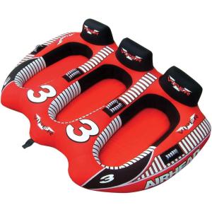 Airhead Viper Towable 1-3 Rider Models, Tube for Boating and Water Sports, Heavy Duty Full Nylon Cover(3 Rider)